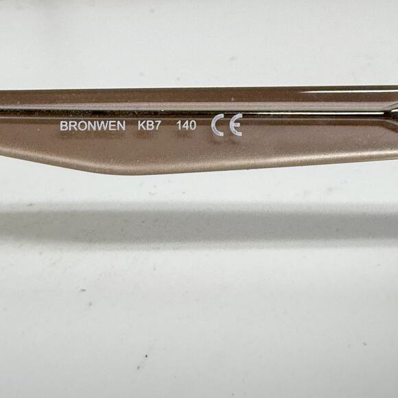 Kate Spade Bronwen KB7 Light Brown on Clear Eyeglasses Frame w/ Flexhinge H19375 - Picture 5 of 7